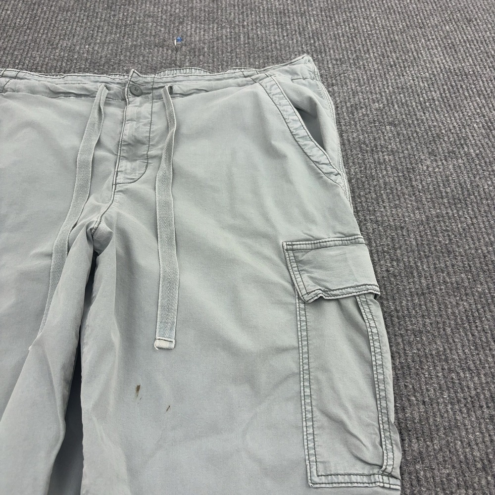 American Eagle Cargo Pants Mens 39x28 Sage Green Cotton Stretch Jogger Utility - Picture 3 of 9
